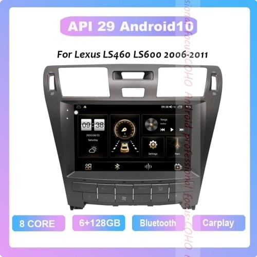 COHO For Lexus LS460 LS600 2006-2011 Android 10.0 Octa Core 6+128G Car Multimedia Player Stereo Receiver Radio Cooling Fan