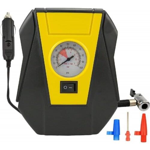 Electric Tire Inflator Auto Portable Air Compressor Pump Car LED Emergency 12V Portable Portable Tire Emergency Pump