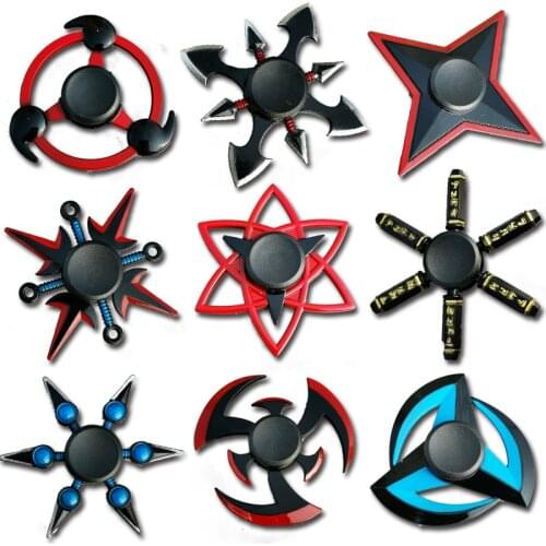 Creative Fidget Spinner Zinc Alloy Ninja Shuriken Hand Spinner Finger Stress Reliever Toys for Kids Autism Stress Kinetic Toy