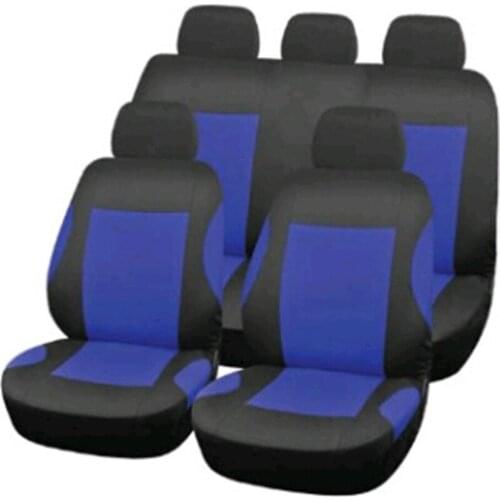 2017 Hot Selling 9PC Full Car Seat Covers Set Universal Fit Most Car Cases Interior Accessories Seat Covers