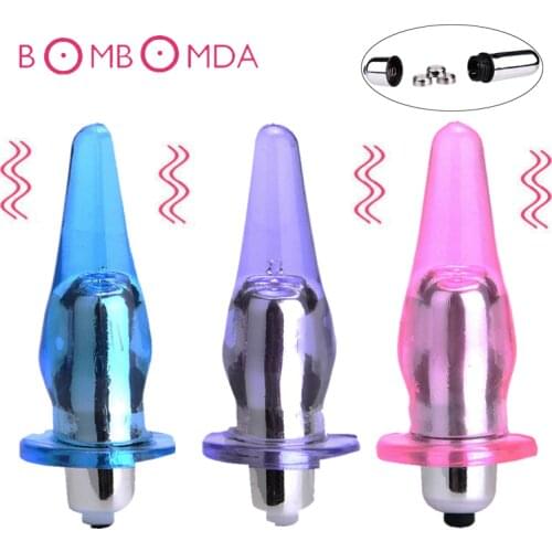 Mini Vibrator Anal Plug Sex Toys for Men Women Prostate Massager G Stimulation Bullet Butt Plug Anal Masturbation Adult Products