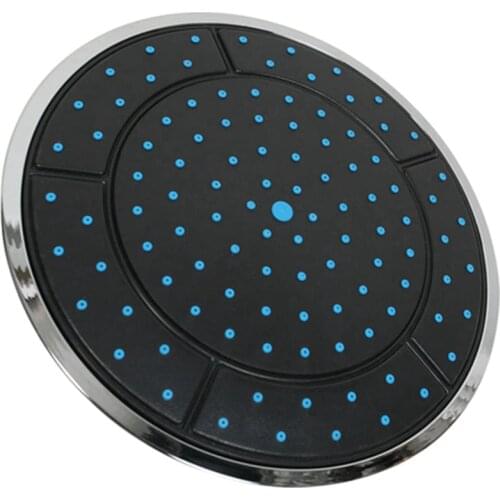 ABSF 1Pcs 25Cm Plastic Round Shape Rainfall Powered Shower Room Top Shower Roof Head Nozzle Cabin Accessories