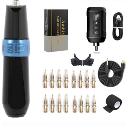 Original Hummingbird Bronc-V7 Swiss Motor Rotary Tattoo Machine Pen Strong Quiet With 1800mA/h RCA Wireless Power Kit