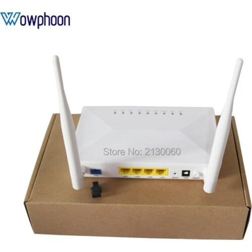 Popular EPON ONU ONT 1GE+ 3FE+ WiFi FTTH network terminal, SC UPC optical interface, English firmware