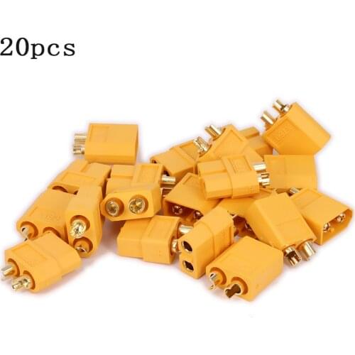 RCAWD Wholesale XT60 Male Female Bullet Connectors Plugs RC Lipo Battery Motor bullet Plugs Adapter Connectors Hop-up