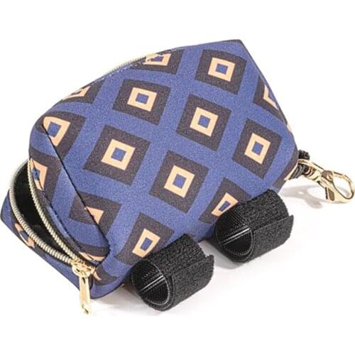 T3EC Puppy Travel Pouch Poop Holder Plastic Bags Container Multicolor Optional with Metal Hook for Dogs Daily Supplies