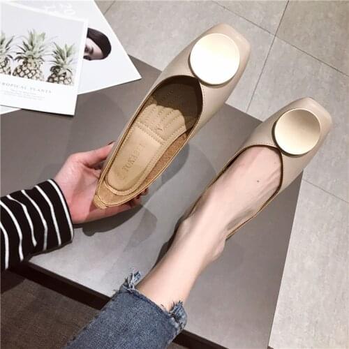 Flat With Single Shoes European American Fashion Female 2019 Summer New Wild Soft Bottom Flat Female Evening Fairy Shoes