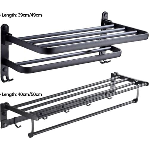 Bathroom Towel Rack, Towel Bar, Punch-Free Bathroom Towel Rack Bathroom Towel Bar Holder