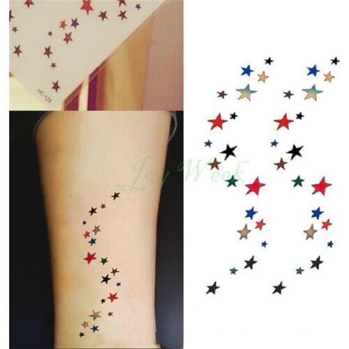 Waterproof Temporary Tattoo Sticker small sexy stars tattoo waist leg tatto stickers flash tatoo fake tattoos for girl women