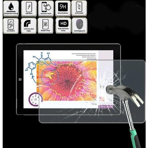 Tablet Tempered Glass Screen Protector Cover for Argos Bush Eluma B1 10.1" - Anti Fingerprint Screen Film Protector Guard Cover