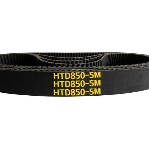 Arc HTD 5M Timing belt C=850 width10/15/20/25mm Teeth 170 synchronous Belt 850-5M