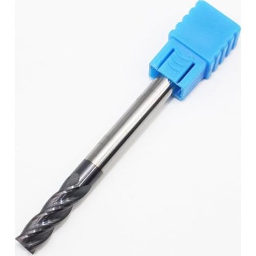 1PCS HRC50 6mm Solid Carbide Endmill D6X18LXD6X75L 4 Flute Standard Length Side milling Slotting Profiling face mill