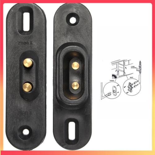2Pcs Car Sliding Door Contact Switch Van Alarm Central Locking Systems With Mounting Templates Crimp Terminals For VW For FORD