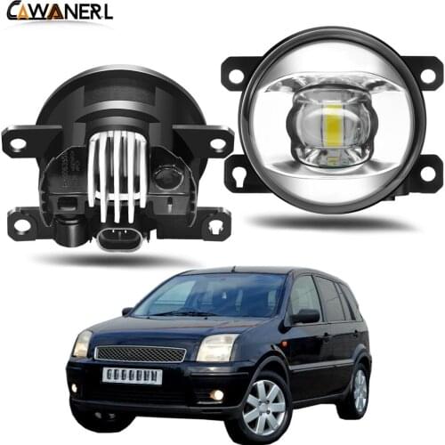 Car Fog Light Assembly 30W 8000LM LED Lens Fog Lamp Daytime Running Light H11 12V For Ford Fusion Estate JU 2002-2008
