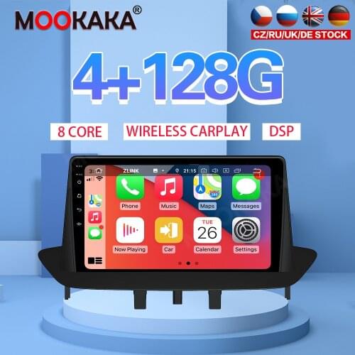9" Android 10 4G 128GB Car Player For Renault Megane 3 2009-2014 Car GPS Navi CarPlay Head Unit DSP Stereo