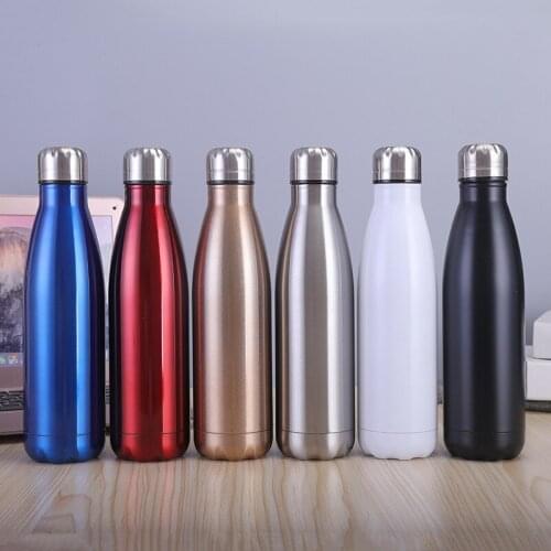 FSILE350/500/750/1000ml Double-wall Creative BPA free Water Bottle Stainless Steel Beer Tea Coffee Portable Sport Vacuum thermos