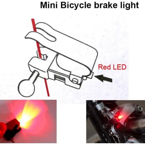 New Hot Sale V Brake Bike Light Tail Rear Bicycle Light Cycling LED Light High Brightness Waterproof Lamp Cycling Accessories