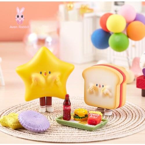 XiaoDuo and Her Friends Blind Box Toys for Girls Figure Action Caja Sorpresa Surprise Box Blind Bag Guess Model Birthday Gift
