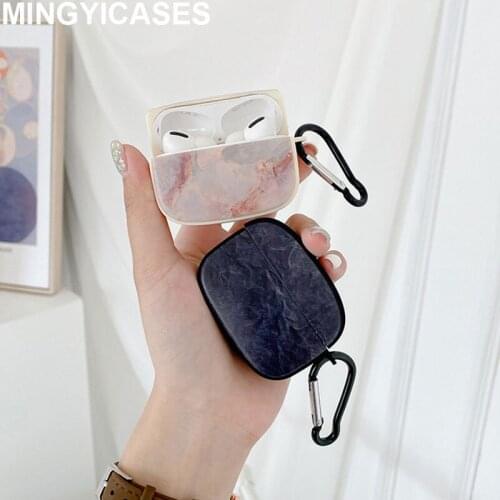 Classic Vintage Marble Earphone Case for AirPods Pro Silicone Soft TPU Cover Wireless Bluetooth Headphone for AirPods 1 2 Case