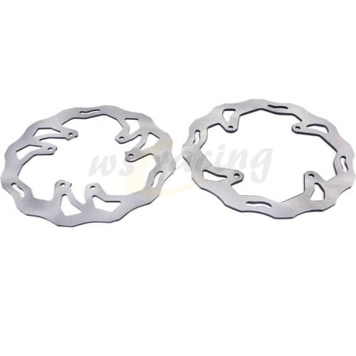 Stainless Steel Front Rear Disc Brake Rotor Set For HONDA CR125R CR125E CR250R CR250E CRF250X CRF250R CRF450R CRF450X CRF230