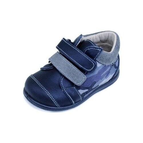 Leather ankle boots for child with velcros of Dobsons.com