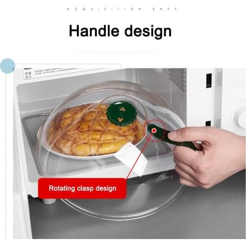 Microwave Splatter Cover, Microwave Cover for Food BPA Free, Microwave Plate Cover Guard Lid with Steam Vents S55