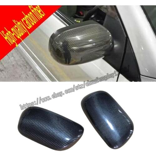 Fit For Toyota Corolla 2007-2014 Real carbon fiber Side Rearview Mirror Cover Trim