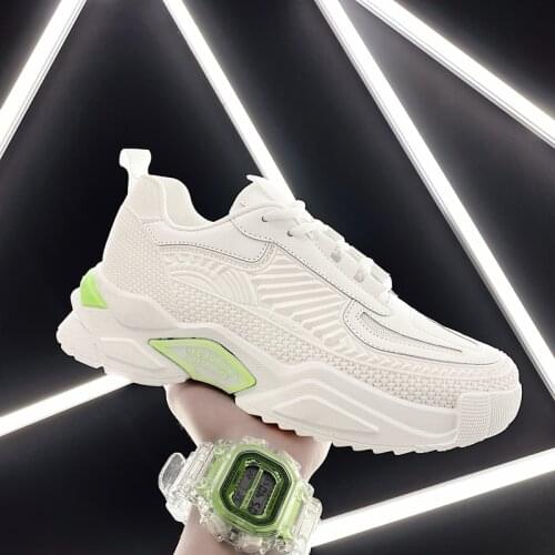 New Autumn Outdoor Men Chunky Sneakers Fashion Heighten Male Mesh Casual Shoes Spring Platform Sneakers Damping Tennis Trainers