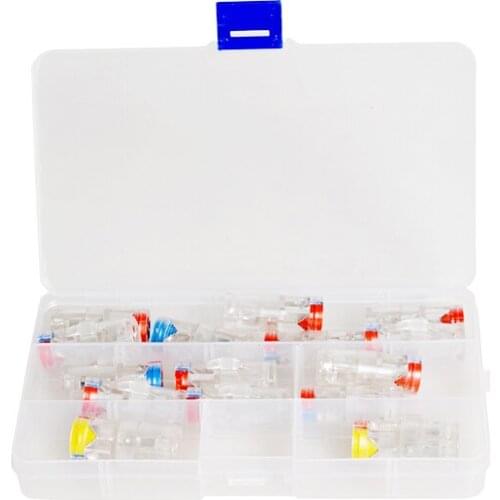 New type15pcs/lot Mini Fast Wire Connector Universal Wiring Cable Connector Push-in Conductor Terminal Block LT724 LT726