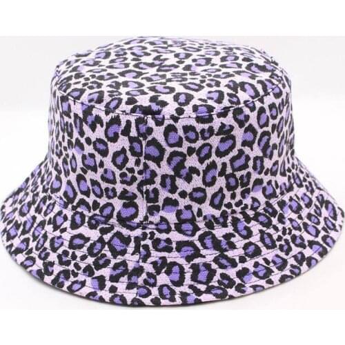 2019 Leopard print cotton Bucket Hat Fisherman Hat outdoor travel hat Sun Cap Hats for Men and Women 280