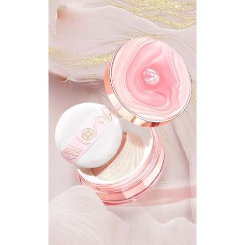 TT Rose Face Powder Finishing Powder Female Long-Lasting Concealer Oil Control and Waterproof Sweat-Proof Not Easy to Makeup