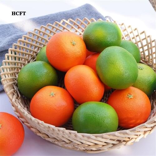 Festive party supplies Home hotel restaurant Shop Store decoration faux artificial Simulation orange mandarin fruit model