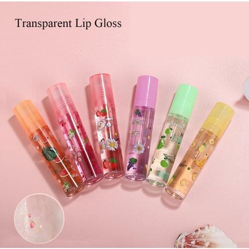 Crystal Lip Balm Lip Gloss Transparent Roller Ball Lip Glaze Moisturizing Liquid Lip Oil for Dry Lips Adults and Kids Lip Repair