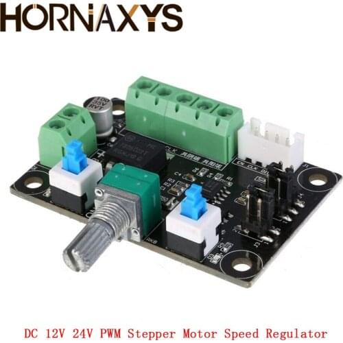 DC 12V 24V PWM Stepper Motor Speed Regulator Board Pulse Signal Generator for Stepper Motor Driver Controller Speed Regulator