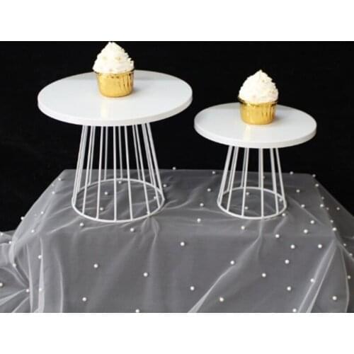 Metal Cake Stand Wedding Dessert Display Rack Cupcake Pedestal Stand Tray Holder for Birthday Party Decoration