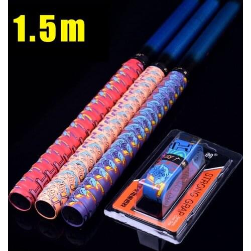 15m Tennis Badminton Grip Tape Sport Sweatband Keel Design Windings Over Bicycle Handle For Fishing Rod Baseball Squash Racket