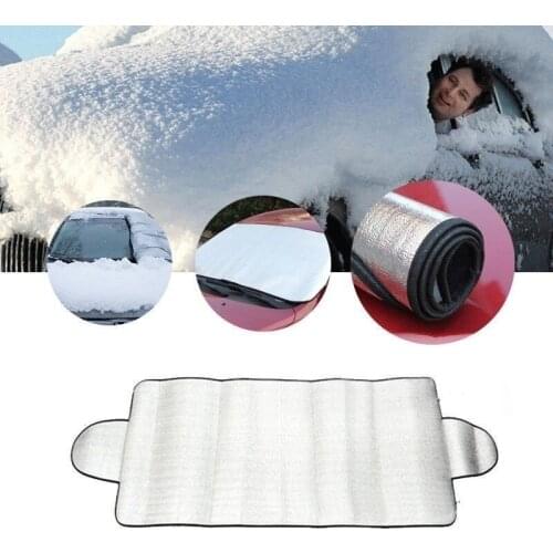 Universal Anti Snow Frost Ice Shield Dust Protector Winter Car-styling Car Covers Windscreen Cover Heat Sun Shade