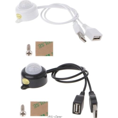 USB LED Light Strip Switch DC5-24V Human Body Infrared PIR Motion Sensor Switch