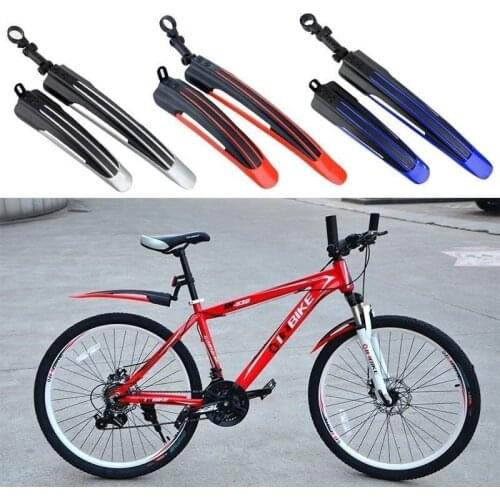 2pcs Mountain MTB Bike Mudguard Front Rear Bike Tool Cycling Bicycle Fenders Wings Mud Guard Accessories