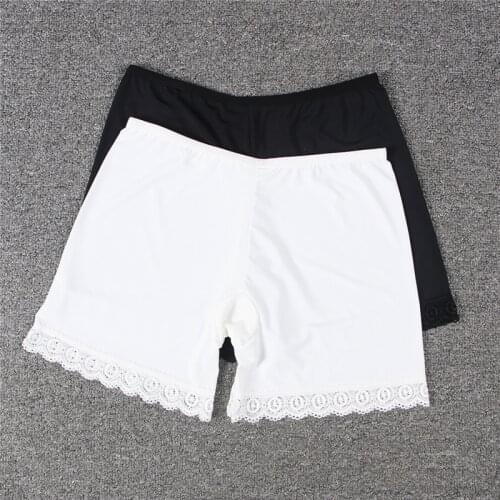 Women Leggings Lace Bottoms High Quality Ice Silk under Pants For Girls Under Skirt Soft Comfortable Under wear Underpants