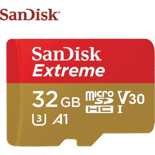 100% Original SanDisk Memory Card 32GB Class 10 A1 UHS-I U3 Flash Card TF Card Memory Microsd Extreme Micro SD Card