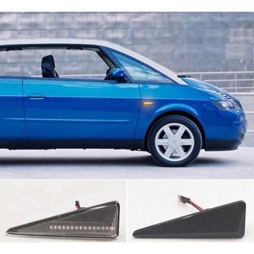 2Pcs Car Dynamic LED Side Marker Light Turn Signal For Renault MK4 Vel Satis Wind Avantime Megane 2 Scenic 2 Espace 4