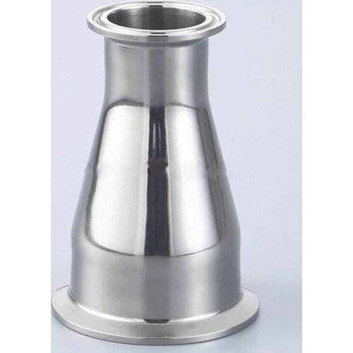 32mm 1.25" to 19mm 3/4" Pipe OD 1.5" Tri Clamp Reducer SUS 316L Stainless Sanitary Pipe Fitting Homebrew