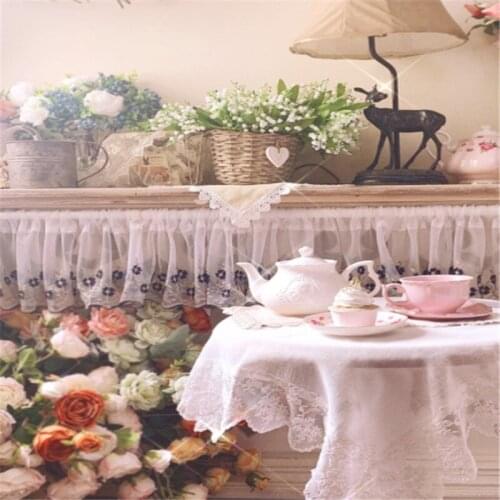 Free Shipping Quality Tube Curtain Voile Blue Coffee Closet Kitchen Short Small Drapes Shades Home Window Decora Valance Purdanh