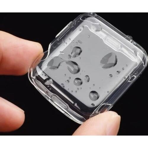 Watch cover Case for Apple Watch 5 4 40mm 44mm Scratch Silicone Soft TUP cases For iWatch Series 3 2 42mm 38mm accessories