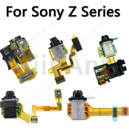 For Sony Xperia Z Z1 Z2 Z3 Z4 Z5 Compact Premium Plus Audio Headphone Earphone Headset Phone Jack Proximity Sensor Flex Cable