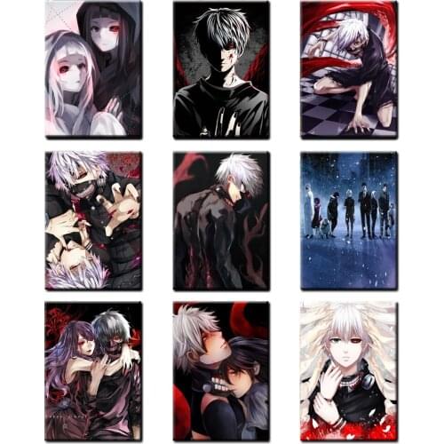 Home Decoration HD Print Animation Tokyo Ghoul Painting Wall Art Canvas Simple Picture Poster Modular For Living Room