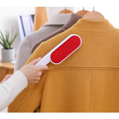 Double Sided Reusable Cleaning Brush Clothes Lint Removal Static Brush Home Coat Suit Brush Pet Hair Remover