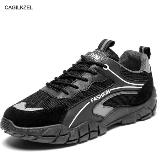 2021 Mesh Men Shoes Sneakers Trend Casual Shoe Breathable Leisure Male Sneakers Non-slip Footwear Men Vulcanized Shoes