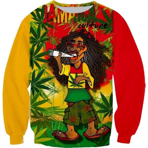 PLstar Cosmos Men sweatshirt 3D hoodies Mens Shirt Harajuku Print Rock Hip Hop Bob singer Marley Reggae Clothing streetwear-1